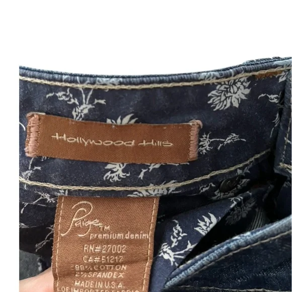 Paige Premium Denim Hollywood Hills Bootcut Jeans Size 26 - Picture 4 of 9
